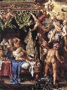Joachim Wtewael Mars and Venus Discovered oil painting reproduction